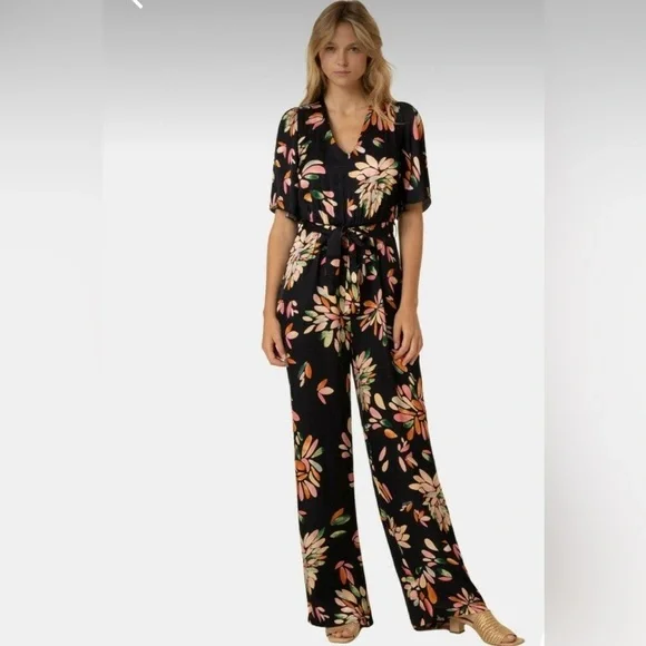 EUC FRNCH Paris Jil jumpsuit in Floral Print, Size Small